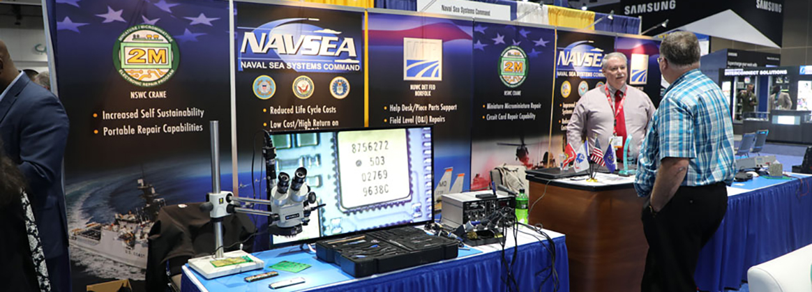 NSWC Corona personal participate in the Annual AFSEA West Convention.